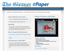 Tablet Screenshot of epaper.jamaica-gleaner.com